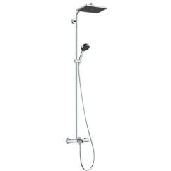 Hansgrohe Activera Q sprchová súprava nástenná s termostatom s dažďovou sprchou chrómová 28753000