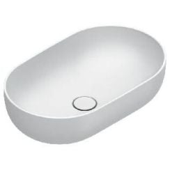 Catalano Sfera umývadlo 60x37 cm oválny pultové umývadlo biela lesklá 0522610021