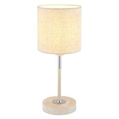 Globo Lighting Deleon stolová lampa 1x40 W piesková-krémová 15968T