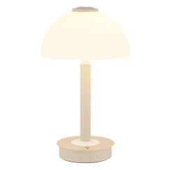 Globo Lighting Uldin stolová lampa 1x W biela-piesková 21953SA