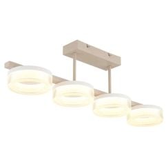 Globo Lighting Zara stropné svietidlo 4x24 W biela-piesková 48046D3