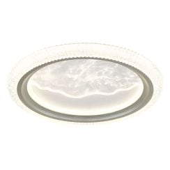 Globo Lighting Odessa stropné svietidlo 1x28 W priehľadná-sivá 48494-28