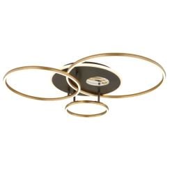 Globo Lighting Invertina stropné svietidlo 4x54 W biela-čierna-zlatá 48466-54