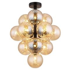 Globo Lighting Conor stropné svietidlo x4 W čierna-jantárová 56146D