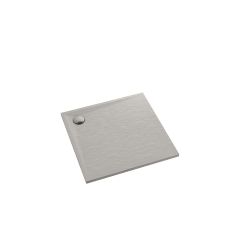 Schedpol Etrusco Cement Stone štvorcová sprchová vanička 90x90 cm cementová 3.461/CT/ST