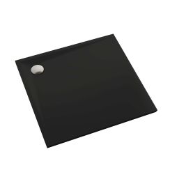 Schedpol Etrusco Black Mat štvorcová sprchová vanička 80x80 cm čierna 3.460/C/MG