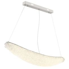 Globo Lighting Kristalla inteligentná závesná lampa 1x40 W chrómová-priehľadná 68524-40