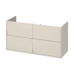 Cersanit Crea II skrinka 119.4x44.7x62.1 cm závesná kúpeľňová skrinka pod umývadlo béžová S1058–028