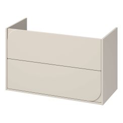Cersanit Crea II skrinka 99.4x44.7x62.1 cm závesná kúpeľňová skrinka pod umývadlo béžová S1058–027