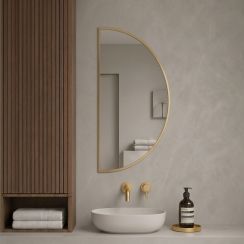 Baltica Design Aluma zrkadlo 50x100 cm zlatá 5904107933726