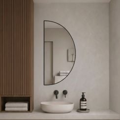 Baltica Design Aluma zrkadlo 50x100 cm čierna 5904107933719