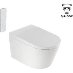 Excellent Montana umývacia toaleta závesná bez splachovacieho kruhu s vírivým splachovaním biela CEEX.5024.595.D3.WH