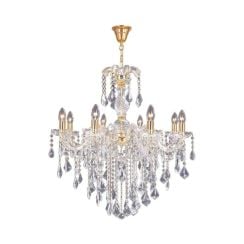 Zuma Line Chateau závesné svietidlo x40 W zlatá-strieborná 14004/8-GLD