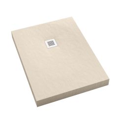 Schedpol New Horizons Cashmere Stone obdĺžniková sprchová vanička 140x90 cm béžová 3.3319/PK/ST-M2