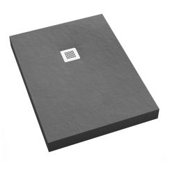 Schedpol New Horizons Grey Stone obdĺžniková sprchová vanička 180x80 cm sivá 3.3314/S/ST-M2