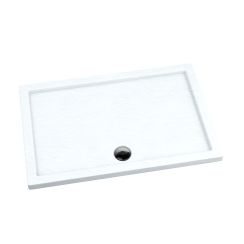 Schedpol Caspar White Stone obdĺžniková sprchová vanička 100x70 cm biela 3.2248/B/ST