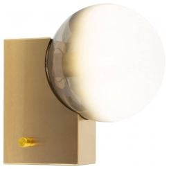 Zuma Line Nua nástenná lampa 1x25 W zlatá WL31832/1L