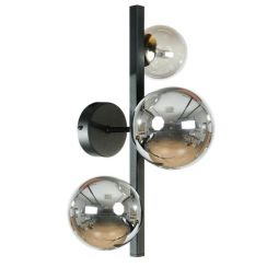 Zuma Line Serenity nástenná lampa 3x8 W čierna-zlatá 1216