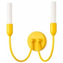 Argon Augustine nástenná lampa 2x6 W biela-žltá 7302