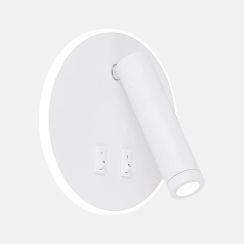 Zuma Line Circa nástenná lampa 1x5.5 W biela W4107-WH
