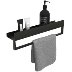 Rea SF01 kúpeľňová polica 45 cm čierna REA-06000