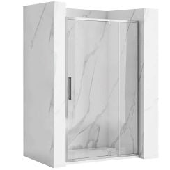 Rea Rapid Swing sprchové dvere 120 cm výklopné chróm lesklá/priehľadné sklo REA-K5456