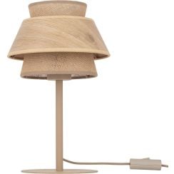 TK Lighting Kalum stolová lampa 1x15 W hnedá 16224