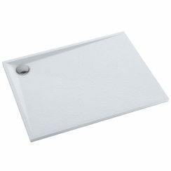 Schedline Libra Grooved White Stone obdĺžniková sprchová vanička 100x80 cm biela 3SP.L1P-80100/B/GR