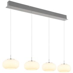 Globo Lighting závesné svietidlo 4x24 W niklová 15744-4HN