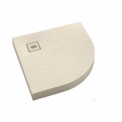 Schedline NonLimits Cashmere Stone polkruhová sprchová vanička 90x90 cm béžová 3ST.N1O-9090/PK/ST-M1/PK/ST