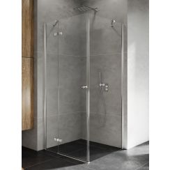 New Trendy Kalibra sprchovací kút 90x70 cm štvorcová chromová lesklé/priehľadné sklo K-5005