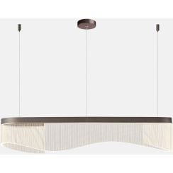 Altavola Design Arabica závesné svietidlo 1x48 W čierna-drevená LA121/P_120_coffe