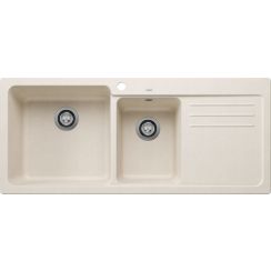 Blanco Naya 8 S granitový drez 116x50 cm biela 527131