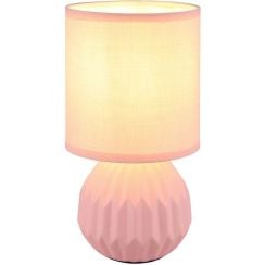 Globo Lighting Sylas stolová lampa 1x40 W ružová 21730P