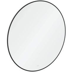 Villeroy & Boch zrkadlo 90x90 cm okrúhly s osvetlením čierna A4899000