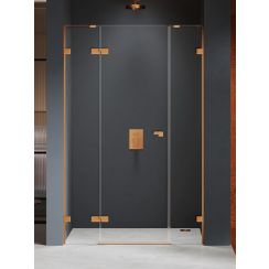 New Trendy Eventa Copper Brushed sprchové dvere 170 cm výklopné medená brúsená/priehľadné sklo EXK-8006