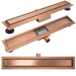 Rea Neox lineárny odtok 60 cm meď REA-G4897