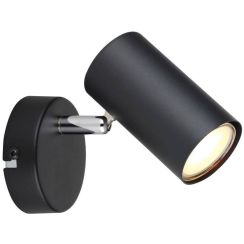 Globo Lighting Allvi nástenná lampa 1x25 W čierna 57914-1