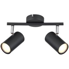 Globo Lighting Allvi stropné svietidlo 2x25 W čierna 57914-2