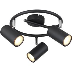 Globo Lighting Allvi stropné svietidlo 3x25 W čierna 57914-3