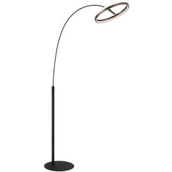 Globo Lighting Della stojaca lampa 1x24 W čierna 67179S