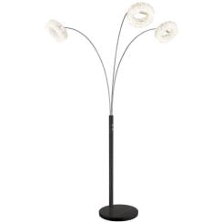 Globo Lighting Laurel stojaca lampa 1x35 W čierna 67387S1