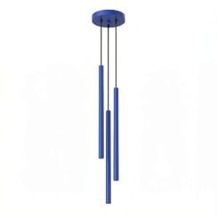 Sollux Lighting Pastelo závesné svietidlo 3x8 W modrá SL.2127