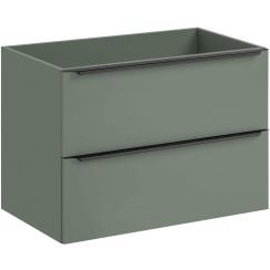 Comad Sombra Green skrinka 80x46x57 cm závesná kúpeľňová skrinka pod umývadlo zelená SOMBRA GREEN 82-80-46-2S