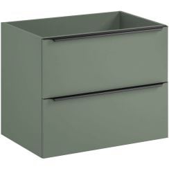 Comad Sombra Green skrinka 70x46x57 cm závesná kúpeľňová skrinka pod umývadlo zelená SOMBRA GREEN 82-70-46-2S