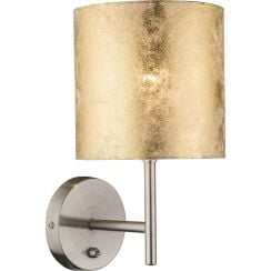 Globo Lighting Amy nástenná lampa 1x40 W zlatá-niklová 15187W
