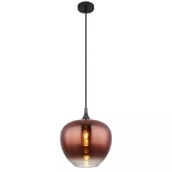 Globo Lighting Maxy závesné svietidlo 1x60 W čierna 15548H1G