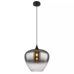 Globo Lighting Maxy závesné svietidlo 1x60 W čierna-dymová 15548H2