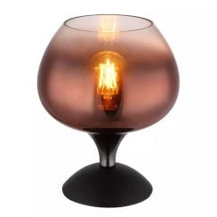 Globo Lighting Maxy stolová lampa 1x40 W čierna 15548T2G