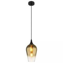 Globo Lighting Lavus závesné svietidlo 1x60 W čierna-zlatá 15552H2
